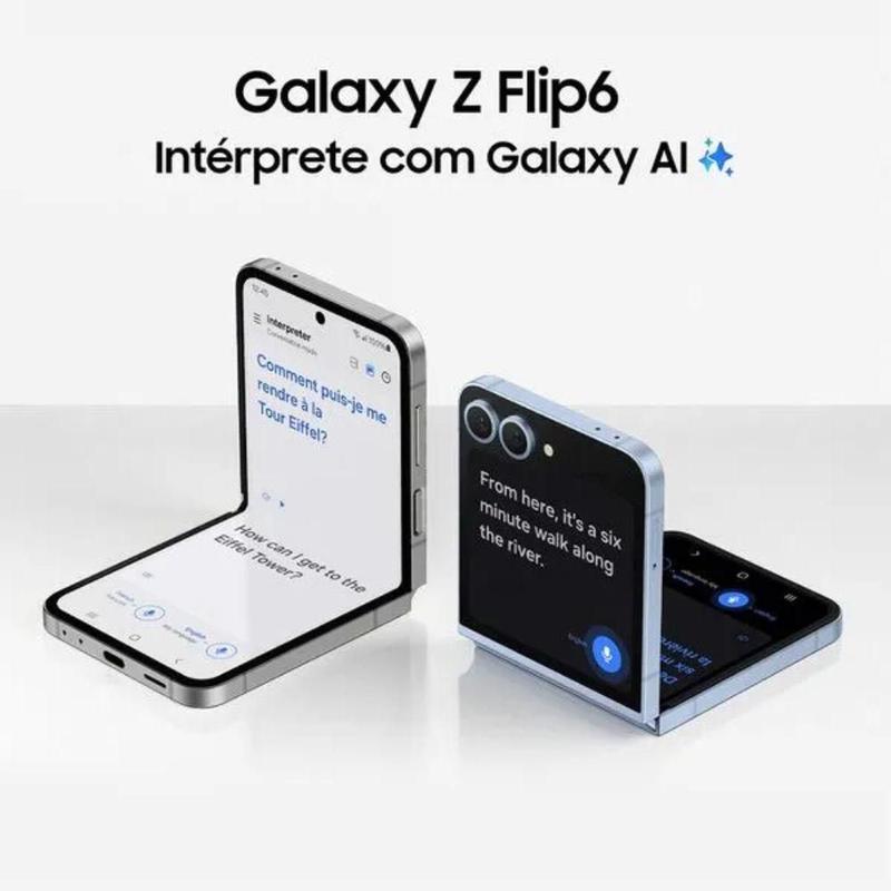 Smartphone Samsung Galaxy Z Flip 6 5G Tela 6.7 Camera Dupla 12GB